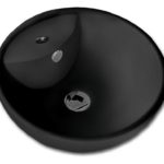 D-450 Νιπτήρας μάτ Μαύρο 450*450*170