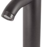 ROTA- ALTA Μπαταρία νιπτήρα μαύρη μάτ με κλίκ μαύρη