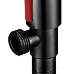 RUBINETTO ST/ST 304 1/2 Μαύρο Κόκκινο