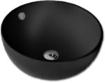 CRESO-21 Νιπτήρας μάτ Μαύρο 430*430*170