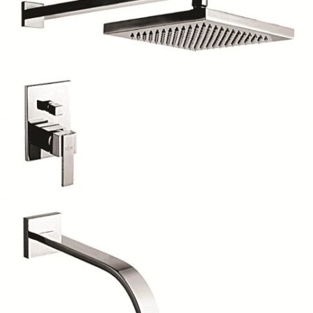 Μπαταρία Εντοιχισμού 2 ροών με ντούζ & κάτω ροή