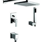 Μπαταρία Εντοιχισμού 2 ροών με ντούζ & τηλέφωνο