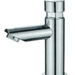 PUSH VERTICAL - Μπαταρία νιπτήρα πατητή χρονοροής Χρωμέ