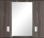 FINO II - Ερμάριο PVC 72*68*13 5 με δύο φώτα