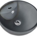 D-450 - Νιπτήρας μάτ Γκρί 450*450*170