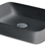 LUNGO-COMO -Νιπτήρας μάτ Γκρί 48