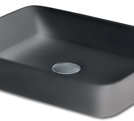 LUNGO-COMO -Νιπτήρας μάτ Γκρί 48