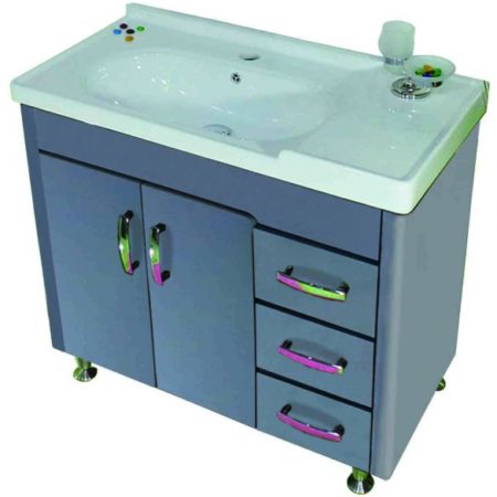 SONIA DOWN - Πάγκος PVC σκέτος 95*46 Γκρί