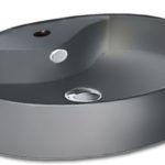 OVALINA -Νιπτήρας μάτ Γκρί 510*425*150