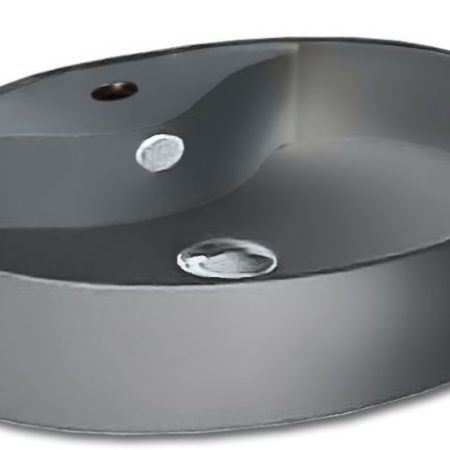 OVALINA -Νιπτήρας μάτ Γκρί 510*425*150