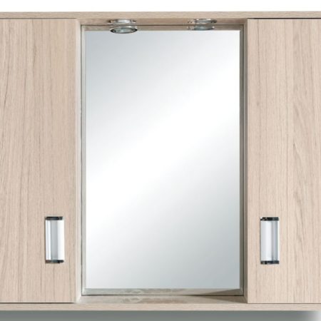 FINO II - Ερμάριο PVC 72*68*13 5 με δύο φώτα