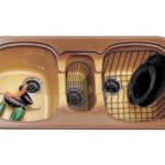 BARI Νεροχύτης συνθετικός 2 1/2 97Χ51 γρανίτη