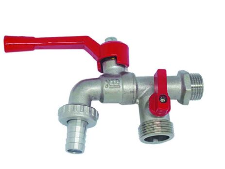 GARDEN - Κάνουλα σφαιρική XTR Β Τ 1/2"x3/4"x3/4" 303γραμ.