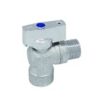 GLO - Διακόπτης σφαιρικός γωνιακός Β Τ 1/2"x3/4" 180γραμ.