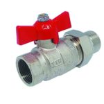 Κρουνός σφαιρικός XTR 3/4 Full πεταλούδας Β Τ με ρακόρ γραμ.