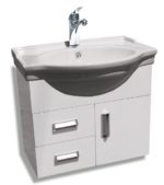 DAMO-UP - Πάγκος PVC σκέτος 60*42 λευκός