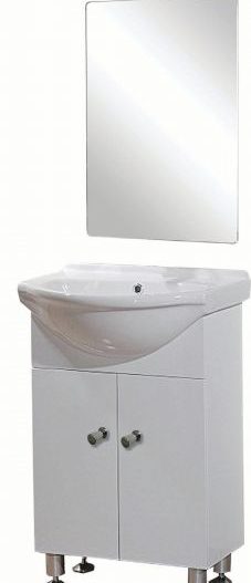 BORIA-nova - Πλήρες Σέτ επίπλου 52*41 Πάγκος+Νιπτήρας+Καθρέπτης