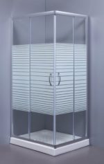 DORA - Καμπίνα - γυαλί με γραμμές 120*80*185 σκέτη
