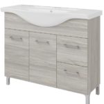 RUBINO-105 - Πάγκος 105*50 ROVERE GRIGIO