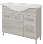 RUBINO-105 - Πάγκος 105*50 ROVERE GRIGIO