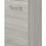 RUBINO- Ντουλάπι δαπέδου με συρτάρι+πόρτα 31*33*88ή cm ROVERE GRIGIO