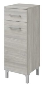 RUBINO- Ντουλάπι δαπέδου με συρτάρι+πόρτα 31*33*88ή cm ROVERE GRIGIO