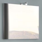 EASY-81 - Καθρέπτης με Ι φώς LED ROVERE GRIGIO