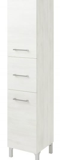 RUBINO- Κολώνα δαπέδου με συρτάρι 31*33*148ή cm ROVERE BIANCO