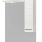 RUBINO-85 - Καθρέπτης με ντουλάπι και φώς LED cm ROVERE B