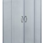 ASCOT-TRANSP - Καμπίνα τετράγωνη σκέτη 70*70 Χρωμέ - γυαλί διαφανές