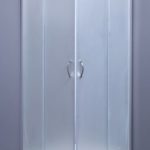 ASCOT-μάτ - Καμπίνα τετράγωνη σκέτη 70*70 Χρωμέ - γυαλί μάτ