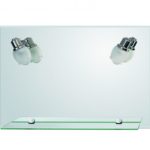 LINDA - Καθρέπτης με Εταζέρα και απλίκα 60*40