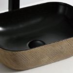 Καπάκι Βαλβίδας Νιπτήρας μάτ Μαύρο