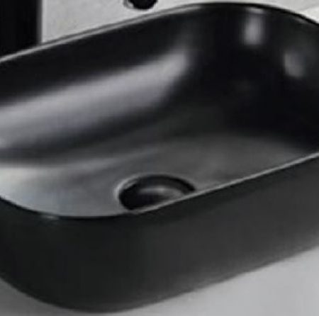 Καπάκι βαλβίδα Νιπτήρας μάτ Μαύρο elegan