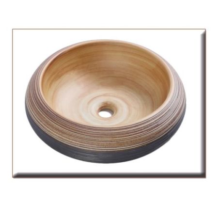 PILION - Νιπτήρας 455*455*135 Σαγρέ μπέζ