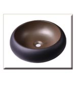 ARAHOVA - Νιπτήρας 455*455*135 μάτ καφέ