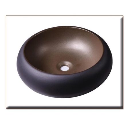 ARAHOVA - Νιπτήρας 455*455*135 μάτ καφέ