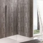 PANEL τζάμι διάφανο 80*195h/8mm με μπράτσο ST/ST 70-120cm