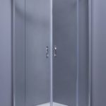 ROMEO-TRANSP - Καμπίνα γωνιακή διαφανές 80*80 Χρωμέ