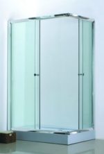DORITA - Καμπίνα - γυαλί διαφανές 100*80*185 Χρωμέ σκέτη