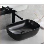 ELEGAN-4 465*320*135 Νιπτήρας μάτ Μαύρο