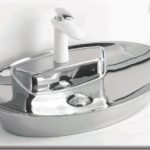 TAF-LARA Ασημί 610*375*115 Νιπτήρας Ασημί