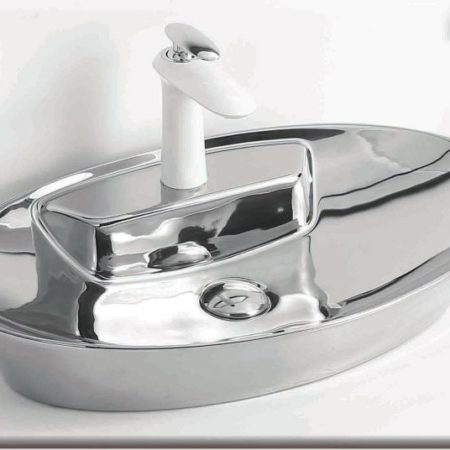 TAF-LARA Ασημί 610*375*115 Νιπτήρας Ασημί