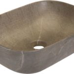 ELEGAN-1 465*320*135 Νιπτήρας DECOR Γκρί- Μπέζ μάρμαρο