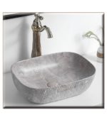 ELEGAN-2 465*320*135 Νιπτήρας DECOR Γκρί LIGHT μάρμαρο