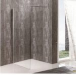 PANEL τζάμι διάφανο 90*195h/8mm με μπράτσο ST/ST 70-120 cm