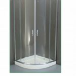 ROMEO-TRANSP - Καμπίνα γωνιακή διαφανές 90*90 Χρωμέ