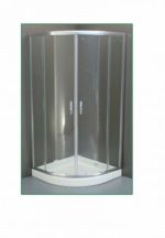 ROMEO-TRANSP - Καμπίνα γωνιακή διαφανές 90*90 Χρωμέ