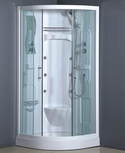 SKAY - Καμπίνα 90*90 λευκή πλήρης