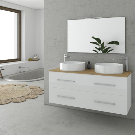 Drop Martinidis Torino γυαλιστερό λευκό|κυκλικό|κυκλικό|Martinidis γυαλιστεροί λευκοί νιπτήρες|Drop Martinidis Sorento καθρέπτης|φως CELIA||||||||||